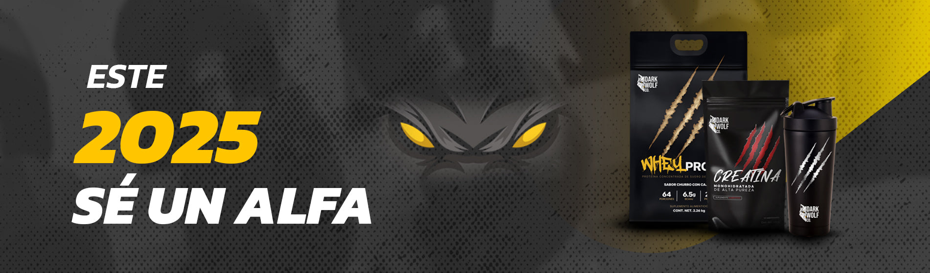 dark wolf shaker proteina y creatina 2025